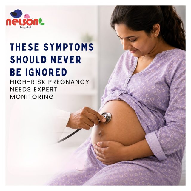 🤰⚠️ These Symptoms Should NEVER Be Ignored

During pregnancy, some warning signs may look common—but they can indicate serious complications if ignored.

High-risk pregnancy needs expert monitoring, timely diagnosis, and immediate medical attention to protect both mother and baby.

🚨 High blood pressure during pregnancy
🚨 Gestational (pregnancy) diabetes
🚨 Vaginal bleeding
🚨 Early or frequent contractions
🚨 Sudden swelling, headache, or unusual symptoms

Timely treatment and close medical supervision can make the difference between risk and safety.

👩‍⚕️ At Nelson Hospital, Nagpur, our expert team provides advanced high-risk pregnancy care with continuous monitoring and personalized treatment for every mother.

Because in pregnancy, every symptom matters—and every life matters. 💙

🏥 Nelson Hospital – Nagpur
🤰 Advanced High-Risk Pregnancy Care
👩‍⚕️ Expert Gynecologists
💙 Compassionate Mother & Baby Support

📍 Dhantoli & Wardhaman Nagar, Nagpur
📞 9518951959 / 9270205552
🌐 www.nelsonhospitals.com
.
.
.
#nagpurhospita #nagpur #nagpurcity #GynecologyCare #nelsonhospital #healthawareness #stayhealthy #stayhealthy #HealthcareExcellence #PremiumCare #AdvancedCare #TrustedDoctors #PatientFirst #patientfirst #QualityCare #qualitycare #nagpurhospital #wardhamannagar #nagpurcity #foryoü #foryouシ #foryoupage #viralreelsシ #virałreels #besthospital #nagpur  #viralpost