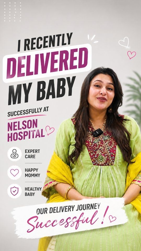 ✨ A Journey from Hope to Happiness – A Successful Pregnancy Story at Nelson Hospital, Nagpur ✨

When it comes to pregnancy care, choosing the right hospital and expert medical team can make all the difference. Today, we are proud to share the inspiring experience of Mrs. Apurva Agrawal, Nutritionist, who successfully completed her pregnancy journey with the expert guidance and compassionate care of the team at Nelson Hospital, Nagpur.

Pregnancy is one of the most beautiful phases in a woman’s life, but it also comes with many physical, emotional, and medical challenges. From regular check-ups and prenatal care to personalized guidance and continuous monitoring, every step requires expert attention. At Nelson Hospital, our dedicated team ensures that every mother receives comprehensive maternity care tailored to her unique needs.

Mrs. Apurva Agrawal trusted Nelson Hospital for her pregnancy journey and experienced exceptional medical support, professional care, and a patient-first approach throughout her treatment. Her successful pregnancy outcome reflects our commitment to providing safe motherhood, advanced obstetric care, and the highest standards of healthcare.

💙 Why Mothers Trust Nelson Hospital, Nagpur?
✔ Experienced Gynecologists & Obstetricians
✔ Advanced Pregnancy Monitoring & Diagnostics
✔ Personalized Antenatal Care
✔ High-Risk Pregnancy Management
✔ Safe Delivery & Postnatal Support
✔ Modern Infrastructure & Compassionate Care

At Nelson Hospital, we understand that every pregnancy is unique. Our goal is to ensure the health and well-being of both mother and baby through expert medical care, timely interventions, and continuous support.

We sincerely thank Mrs. Apurva Agrawal for sharing her experience and allowing us to be a part of this memorable journey.

📍 Dhantoli & Wardhaman Nagar, Nagpur
📞 9518951959 / 9270205552
🌐 www.nelsonhospitals.com
.
.
.
#pregancy #nelsonhospital #mother #motherhood #nagpur
