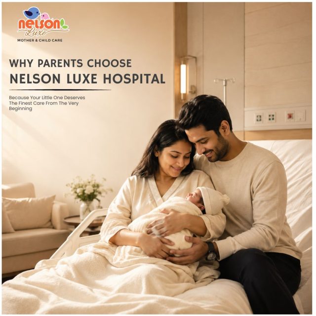 Why do parents choose Nelson Luxe Hospital? Because your little one deserves the finest care from the very beginning. ❤️

At Nelson Luxe Mother & Child Care, we bring experienced specialists, complete newborn and pediatric care, emergency support, and continuity of care under one roof. From pregnancy and delivery to newborn care and the growing years, our dedicated team focuses on providing safe, compassionate and personalized healthcare for every mother and child.

Because more than healthcare, it’s a partnership in your child’s journey. Choose premium mother and child care designed around comfort, trust and expert medical support.

Nelson Luxe Hospital – Nagpur’s No. 1 Trusted Hospital.

📞 Contact: 9518951959
🌐 Website: www.nelsonhospitals.com
.
.
.
#NelsonHospital #HospitalInNagpur #BestHospitalNagpur #HealthcareNagpur #PatientCare #QualityHealthcare #TrustedHospital #NagpurHealthcare #HealthcareServices #MedicalCare #CareTrustHope #nagpurhospital 

[premium maternity hospital in Nagpur, mother and child care hospital Nagpur, newborn care hospital Nagpur, pediatric care Nagpur, child specialist Nagpur, maternity care Nagpur, emergency child care, pregnancy care Nagpur, Nelson Luxe Hospital, Nelson Hospital Nagpur]